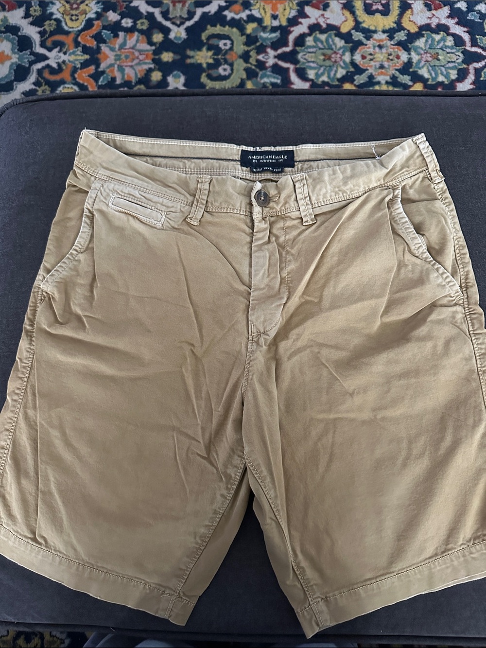 American Eagle Men's Shorts - Tan and Khaki Two-Pack - Picture 10 of 15